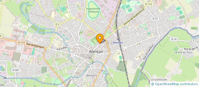 localisation de l'entreprise IMMEUBLE DESCHAMPS à ALENCON