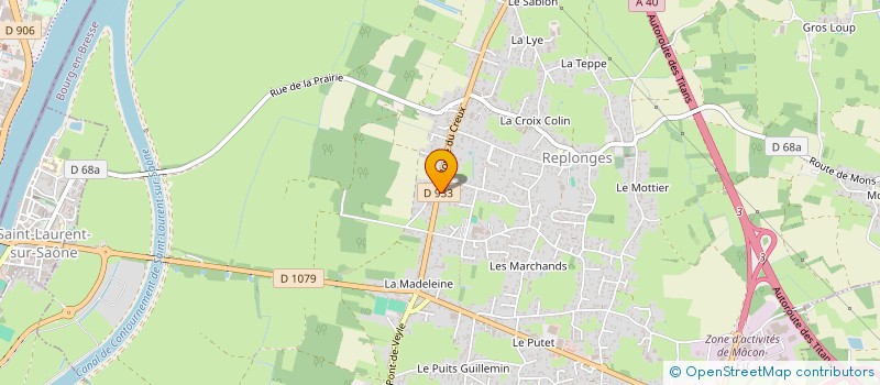 localisation de l'entreprise IMMEUBLE DOMAINE DU CREUX à REPLONGES