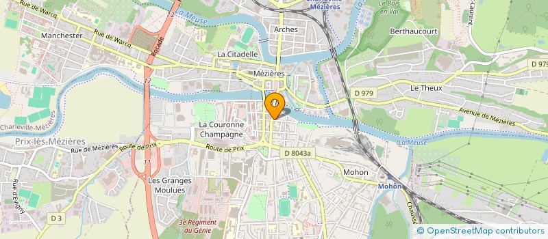 localisation de l'entreprise IMMEUBLE DU 15 RUE SAINT LOUIS  CHARLEVILLE-MEZIERES