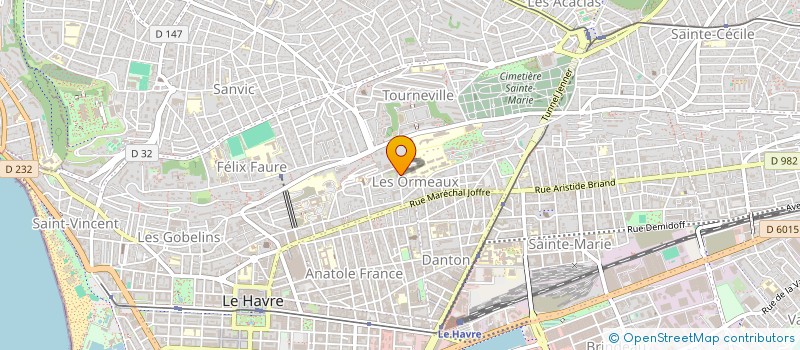 localisation de l'entreprise IMMEUBLE DU 20 RUE G.LE CONQUERANT à LE HAVRE