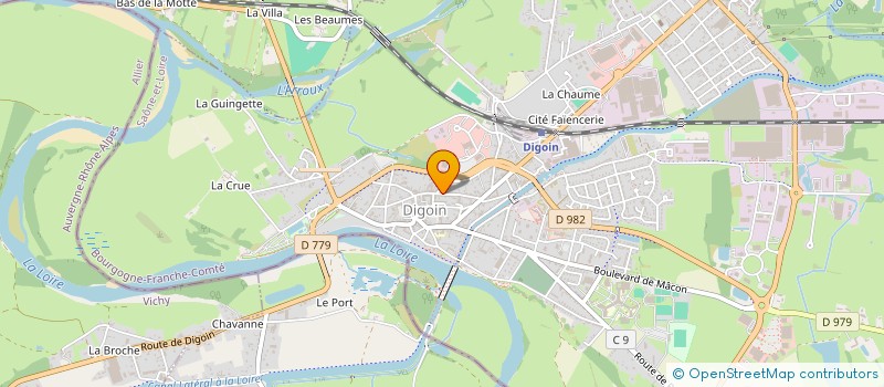 localisation de l'entreprise IMMEUBLE DUCAROUGE  DIGOIN