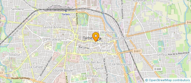 localisation de l'entreprise IMMEUBLE DURAND  TARBES