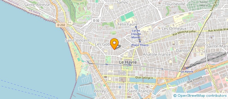 localisation de l'entreprise IMMEUBLE FAURE PIERRE à LE HAVRE