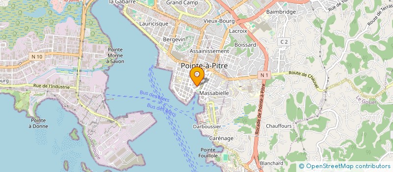 localisation de l'entreprise IMMEUBLE FIDELIN  POINTE-A-PITRE