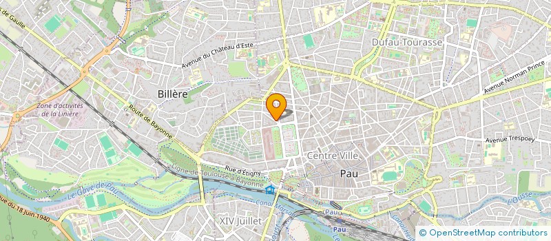 localisation de l'entreprise IMMEUBLE GALL LAMARTINE à PAU