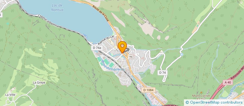 localisation de l'entreprise IMMEUBLE GILETTI à NANTUA