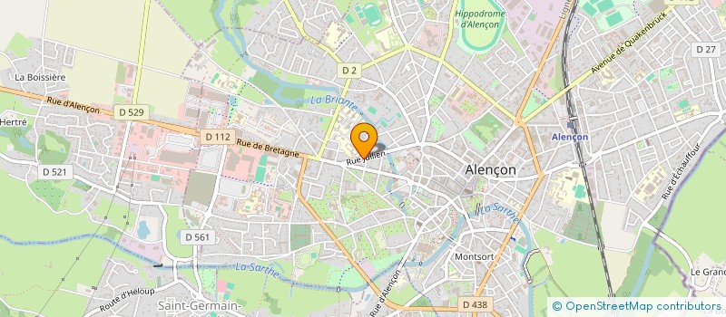 localisation de l'entreprise IMMEUBLE GUILLAUME à ALENCON