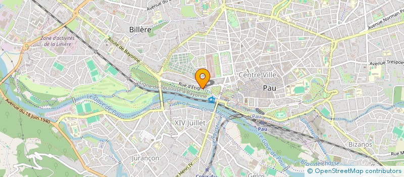 localisation de l'entreprise IMMEUBLE GUIRADO à PAU