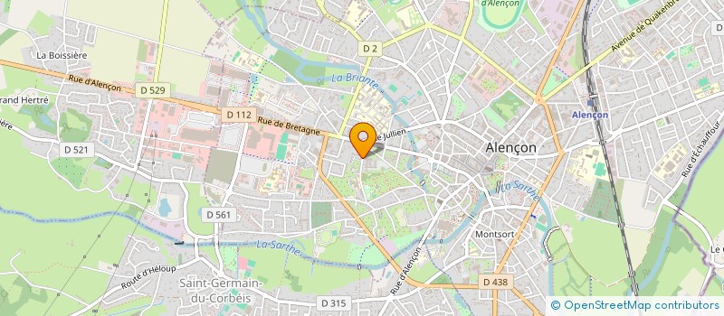 localisation de l'entreprise IMMEUBLE HAMON à ALENCON