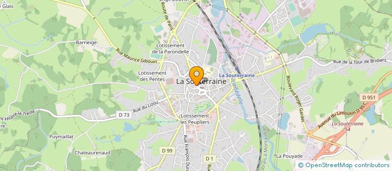 localisation de l'entreprise IMMEUBLE HOWE à LA SOUTERRAINE