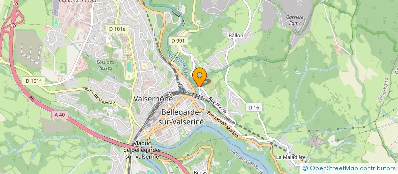 localisation de l'entreprise IMMEUBLE HUSSON à VALSERHONE