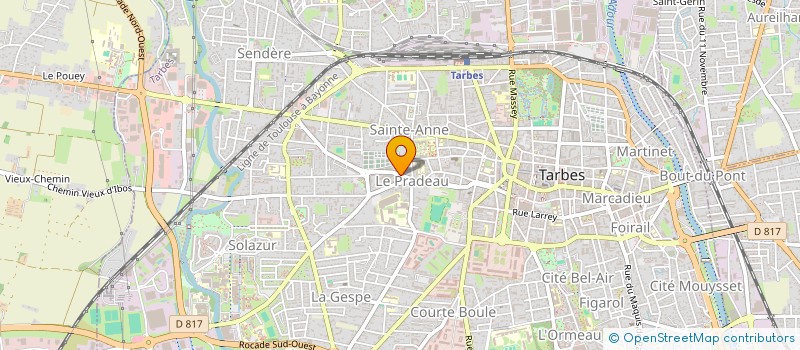 localisation de l'entreprise IMMEUBLE INDIVISION HUROU JEANINE  TARBES