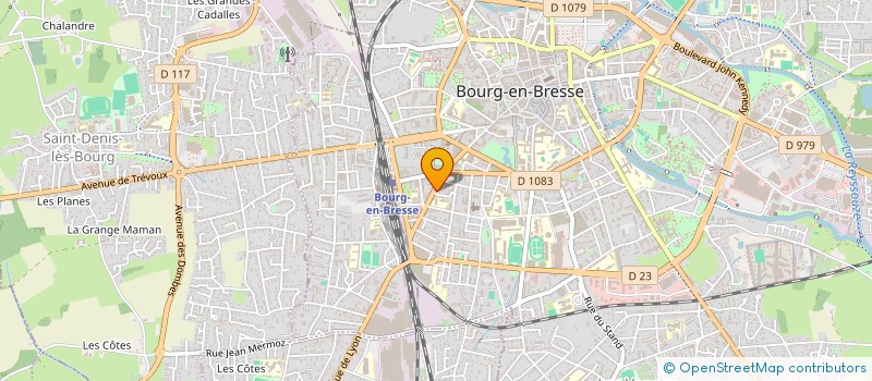 localisation de l'entreprise IMMEUBLE JEAN JAURES à BOURG-EN-BRESSE