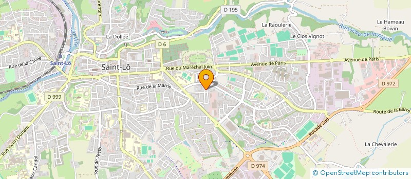 localisation de l'entreprise IMMEUBLE JEAN MOULIN  SAINT-LO