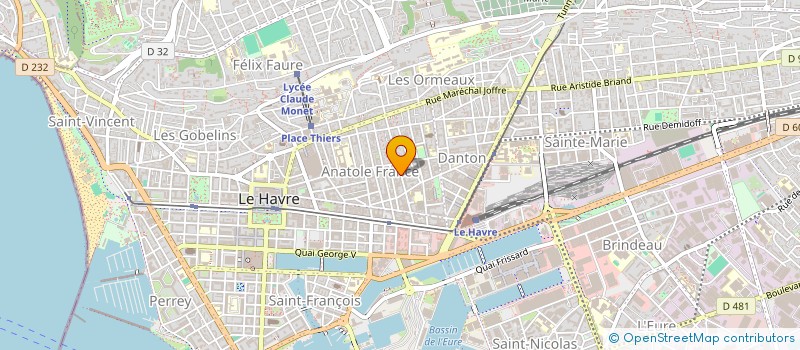 localisation de l'entreprise IMMEUBLE JOIGNANT à LE HAVRE