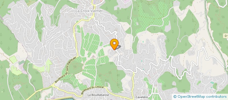 localisation de l'entreprise IMMEUBLE KENSINGTON à LA CROIX-VALMER