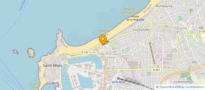 localisation de l'entreprise IMMEUBLE L'ALBATROS  SAINT-MALO