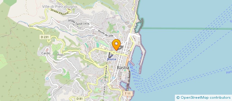 localisation de l'entreprise IMMEUBLE L ARMAGNAC à BASTIA