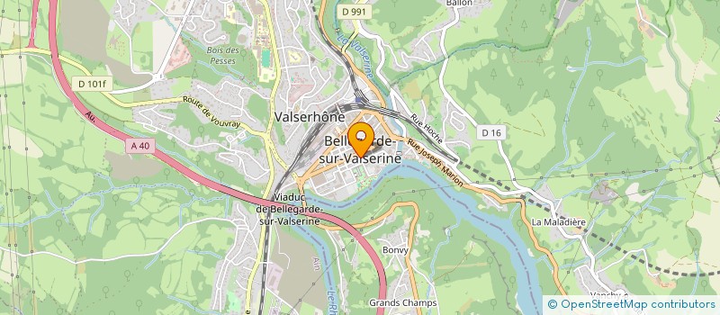 localisation de l'entreprise IMMEUBLE LA PAPETERIE à VALSERHONE