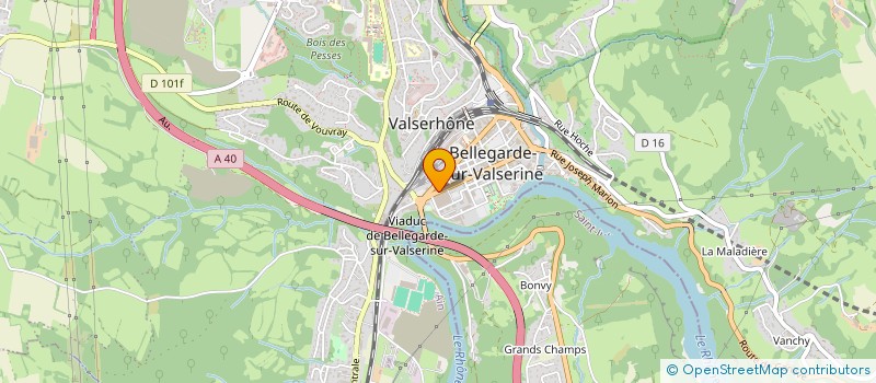 localisation de l'entreprise IMMEUBLE LA RESIDENCE à VALSERHONE