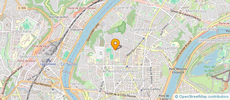 localisation de l'entreprise IMMEUBLE LA ROSERAIE  LYON