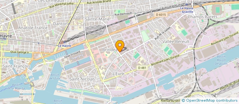 localisation de l'entreprise IMMEUBLE LAMARTINE à LE HAVRE