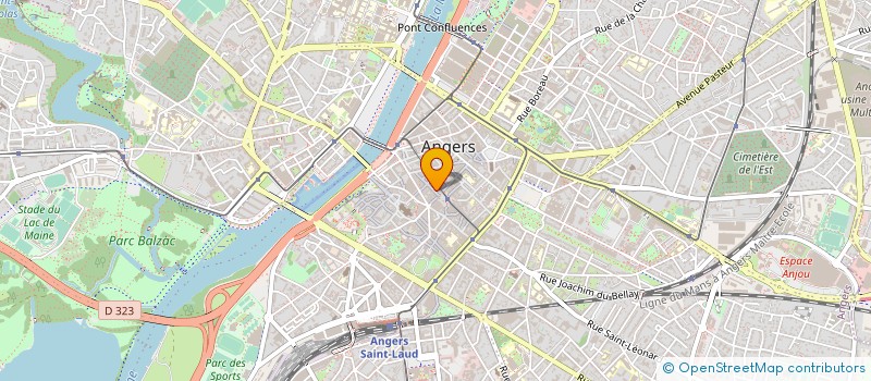 localisation de l'entreprise IMMEUBLE LAPOUGE à ANGERS
