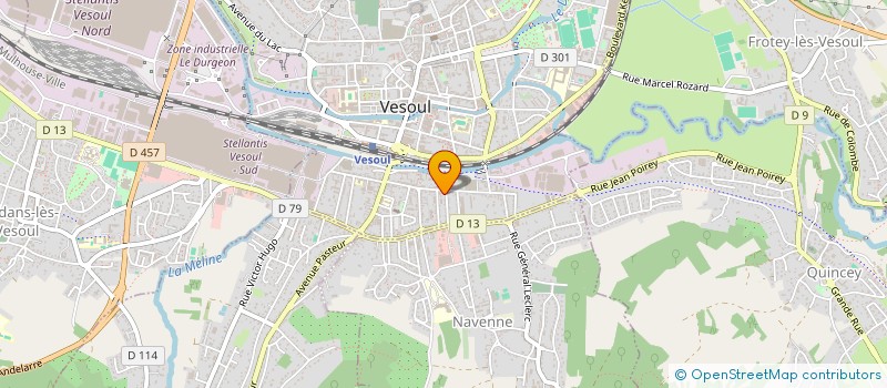 localisation de l'entreprise IMMEUBLE LE BEL AIR  VESOUL