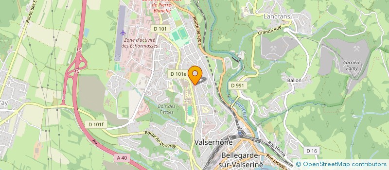 localisation de l'entreprise IMMEUBLE LE BOSQUET à VALSERHONE