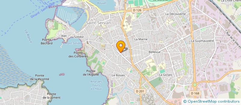 localisation de l'entreprise IMMEUBLE LE CARDELLA  SAINT-MALO