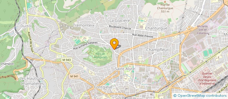 localisation de l'entreprise IMMEUBLE LE CLOS FLEURI  CLERMONT-FERRAND