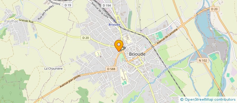 localisation de l'entreprise IMMEUBLE LE LIMAGNE  BRIOUDE