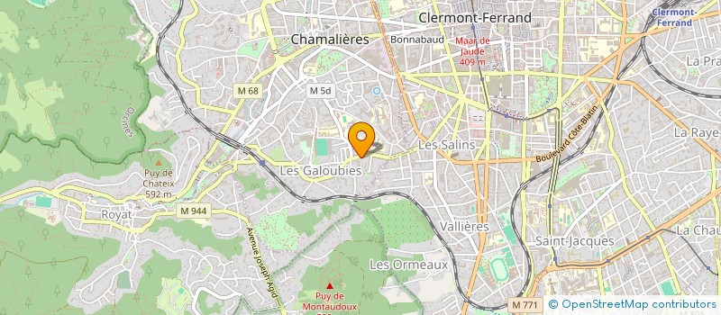 localisation de l'entreprise IMMEUBLE LE MARYLAND  CHAMALIERES