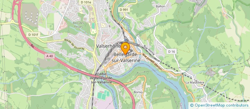 localisation de l'entreprise IMMEUBLE LE PASTEUR à VALSERHONE