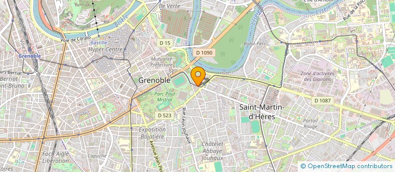 localisation de l'entreprise IMMEUBLE LE REPUBLIQUE  GRENOBLE