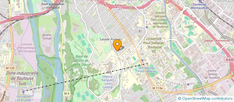 localisation de l'entreprise IMMEUBLE LES BALCONS DE PONSAN à TOULOUSE
