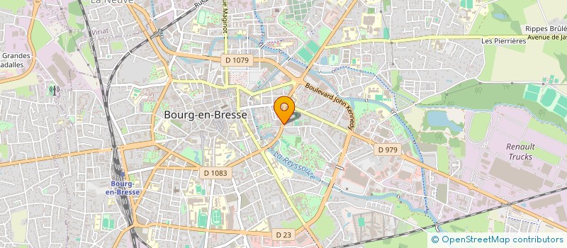 localisation de l'entreprise IMMEUBLE LES BAUDIERES à BOURG-EN-BRESSE