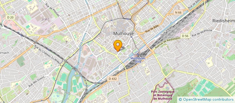 localisation de l'entreprise IMMEUBLE MAGENTA  MULHOUSE