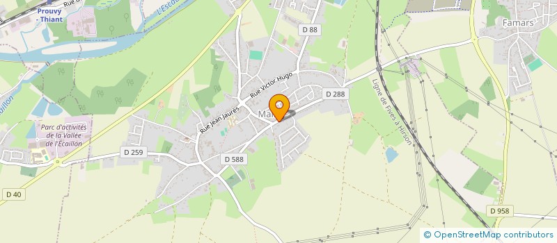 localisation de l'entreprise IMMEUBLE MAING  MAING