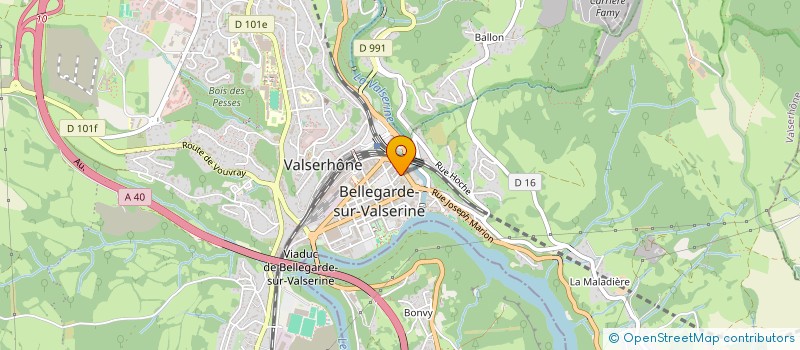 localisation de l'entreprise IMMEUBLE MARTINOD à VALSERHONE