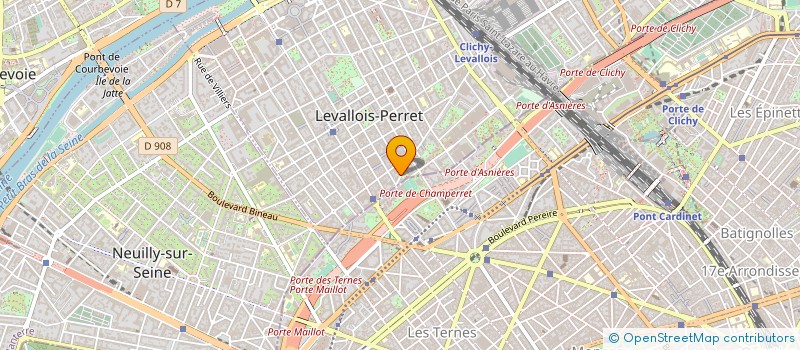 localisation de l'entreprise IMMEUBLE MME CHAUVEAU à LEVALLOIS-PERRET