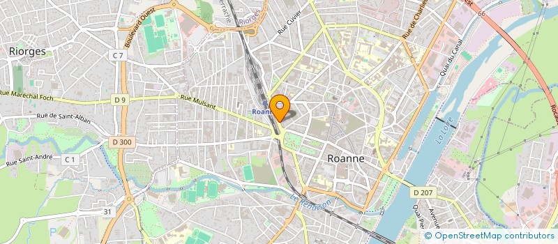 localisation de l'entreprise IMMEUBLE MOUSSIERE  ROANNE