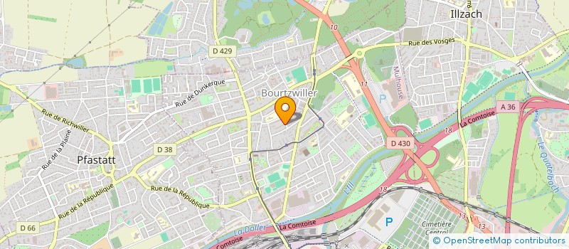 localisation de l'entreprise IMMEUBLE N 7  MULHOUSE