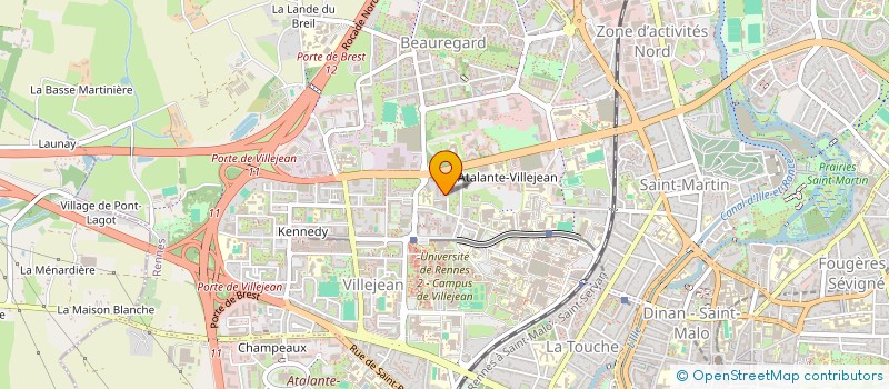 localisation de l'entreprise IMMEUBLE PAUL GAUGUIN  RENNES