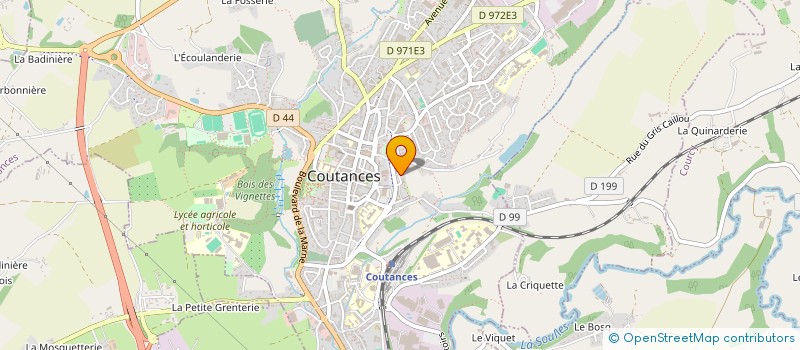 localisation de l'entreprise IMMEUBLE PLACE DE LA CROUTE  COUTANCES