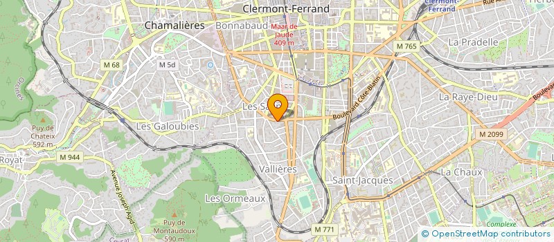 localisation de l'entreprise IMMEUBLE PRULHIERE  CLERMONT-FERRAND