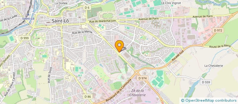 localisation de l'entreprise IMMEUBLE RONCHETTES 3  SAINT-LO