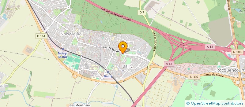 localisation de l'entreprise IMMEUBLE RUE DE PARIS  BAILLY