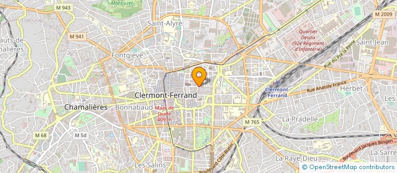 localisation de l'entreprise IMMEUBLE RUE PASCAL  CLERMONT FERRAND