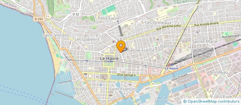 localisation de l'entreprise IMMEUBLE S 82 EST 23 27 RUE CASIMIR PERIER à LE HAVRE